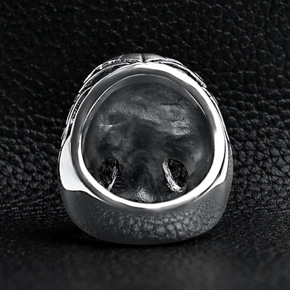 Detailed Skull Stainless Steel Ring