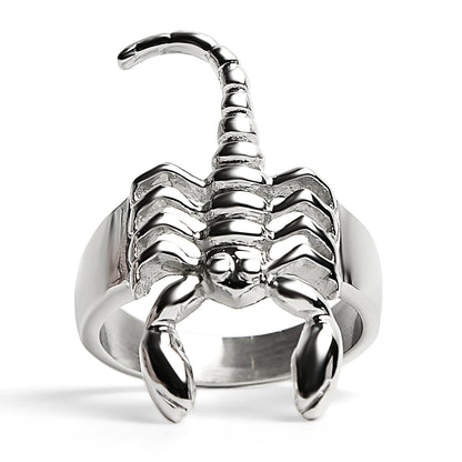 18K Gold PVD Stainless Steel Scorpion Ring
