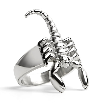 18K Gold PVD Stainless Steel Scorpion Ring