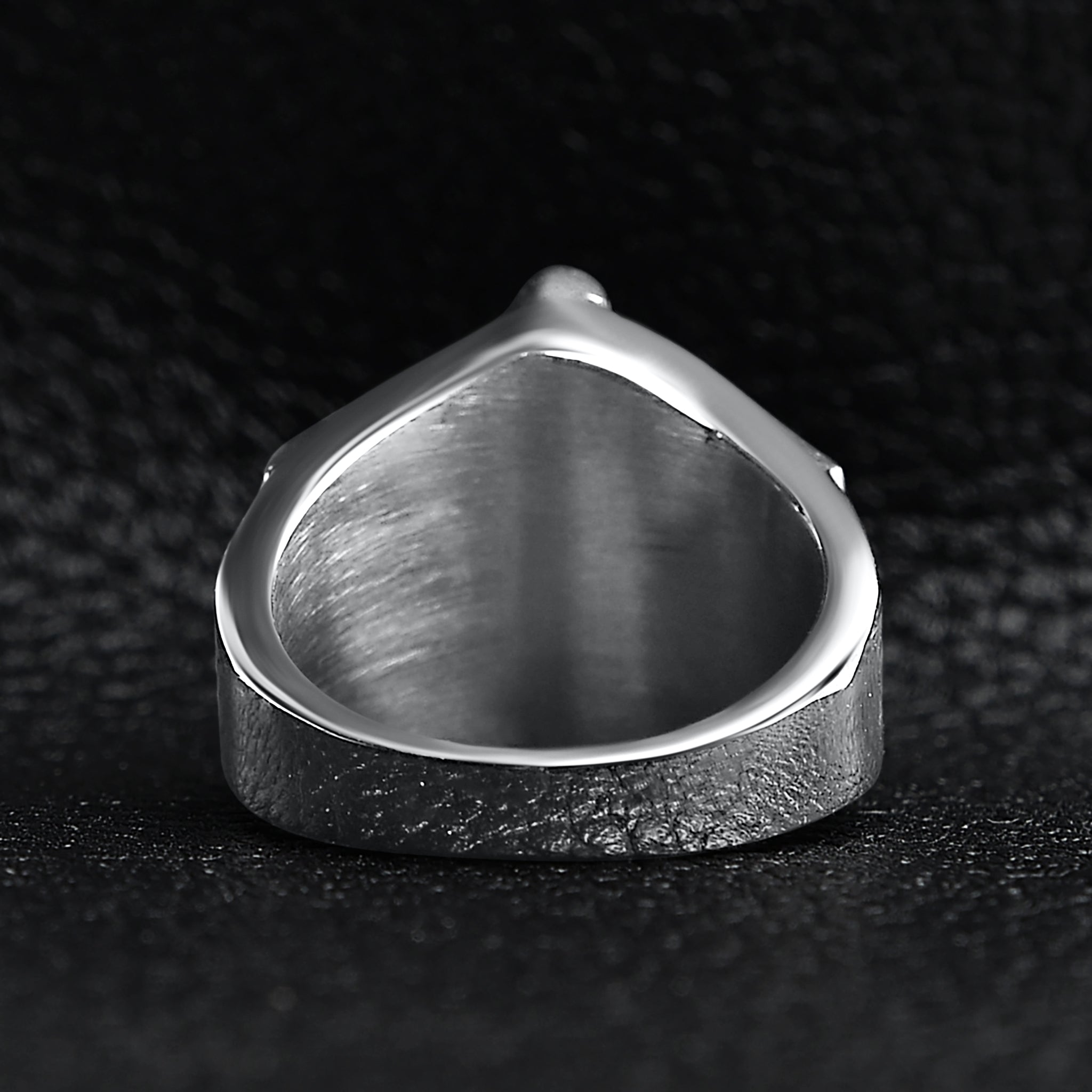 Detailed Jesus Cross Stainless Steel Ring