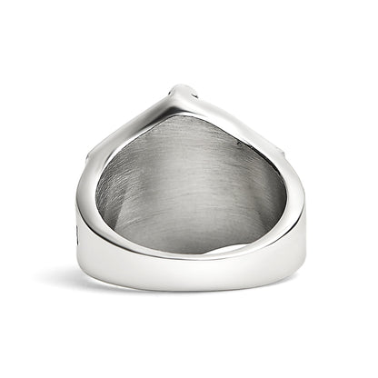 Detailed Jesus Cross Stainless Steel Ring