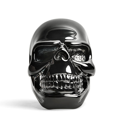 Stainless Steel Black Skull Ring