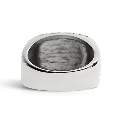 Stainless Steel "FTW" Middle Finger Signet Ring