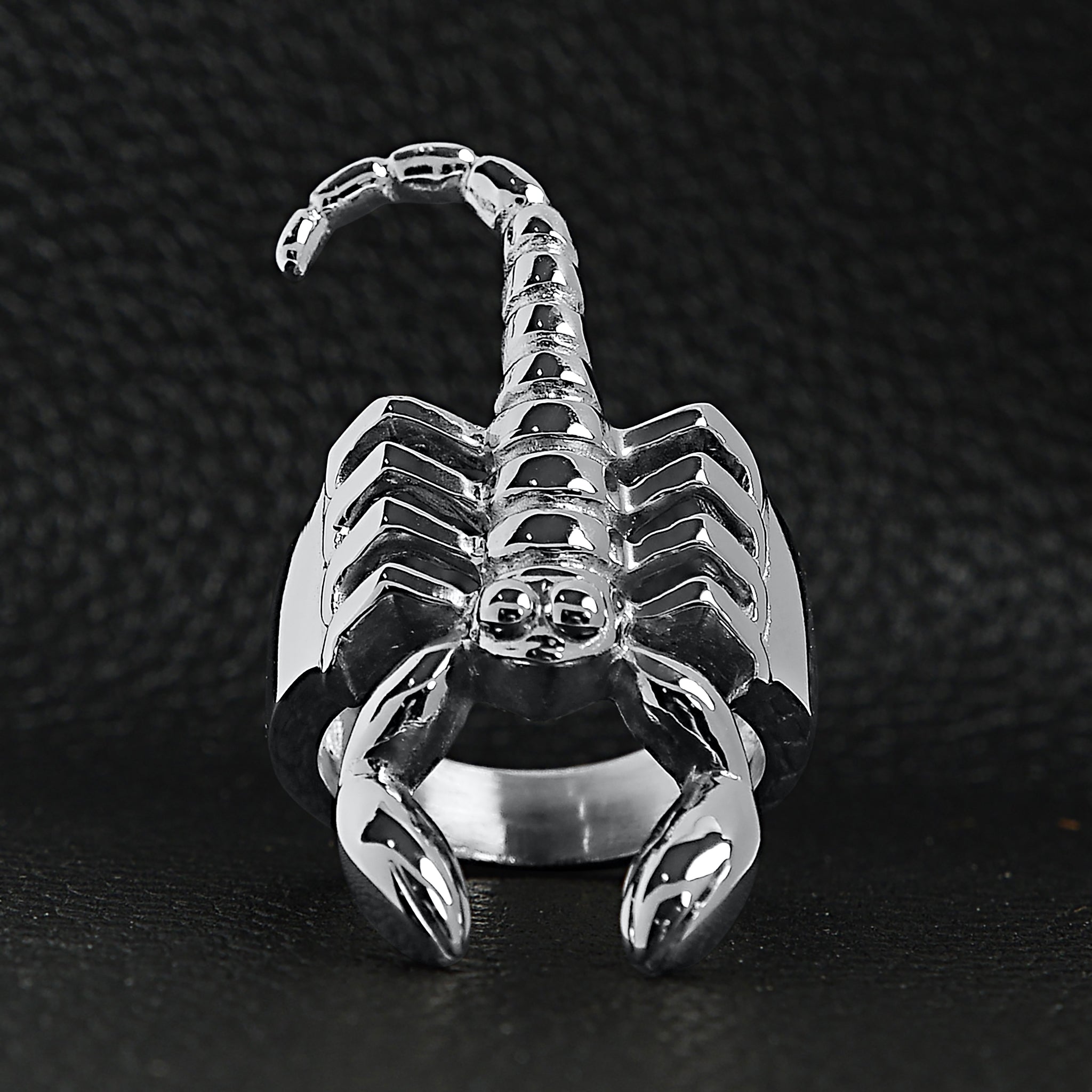 Stainless Steel PVD Coated Scorpion Men's Ring