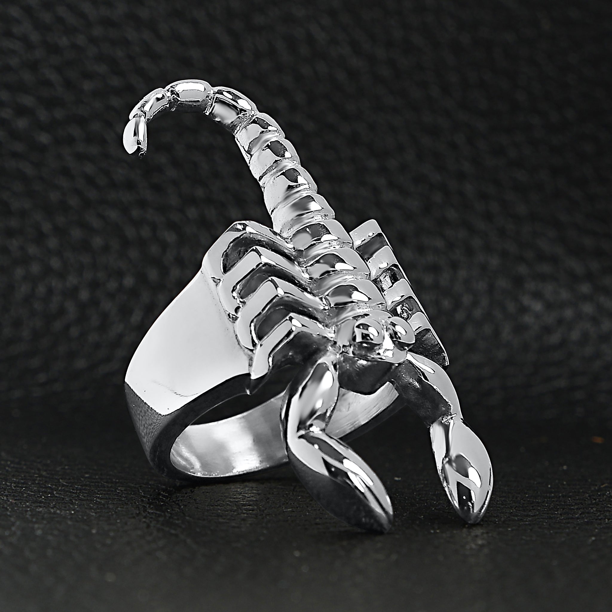 Stainless Steel PVD Coated Scorpion Men's Ring