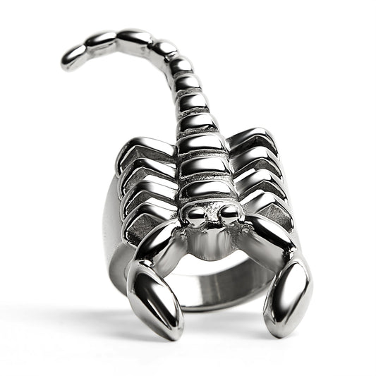 Stainless Steel PVD Coated Scorpion Men's Ring