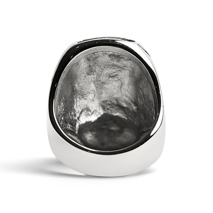 Stainless Steel Gas Mask Skull Ring