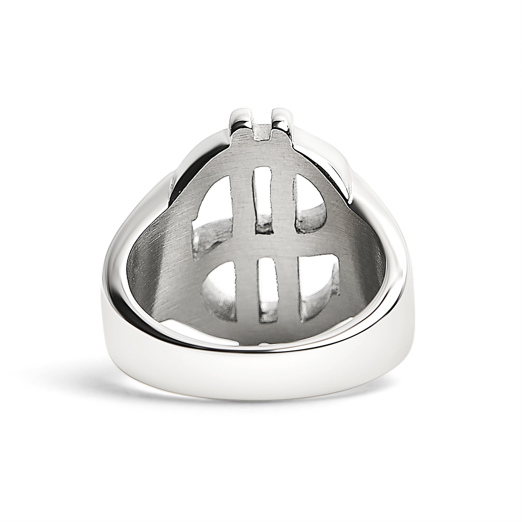 Stainless Steel Money Sign Women's Ring