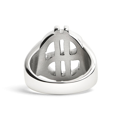 Stainless Steel Money Sign Women's Ring