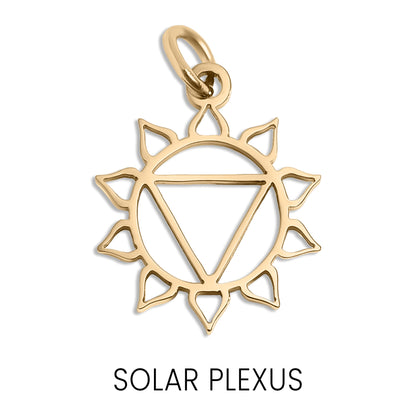18K Gold PVD Stainless Steel Chakra Charms