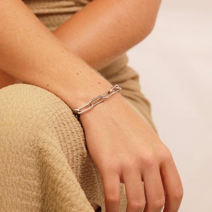 Stainless Steel 7mm Paperclip Chain - By The Foot