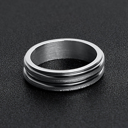 Highly Polished Stainless Steel Grooved Spinner Center Ring