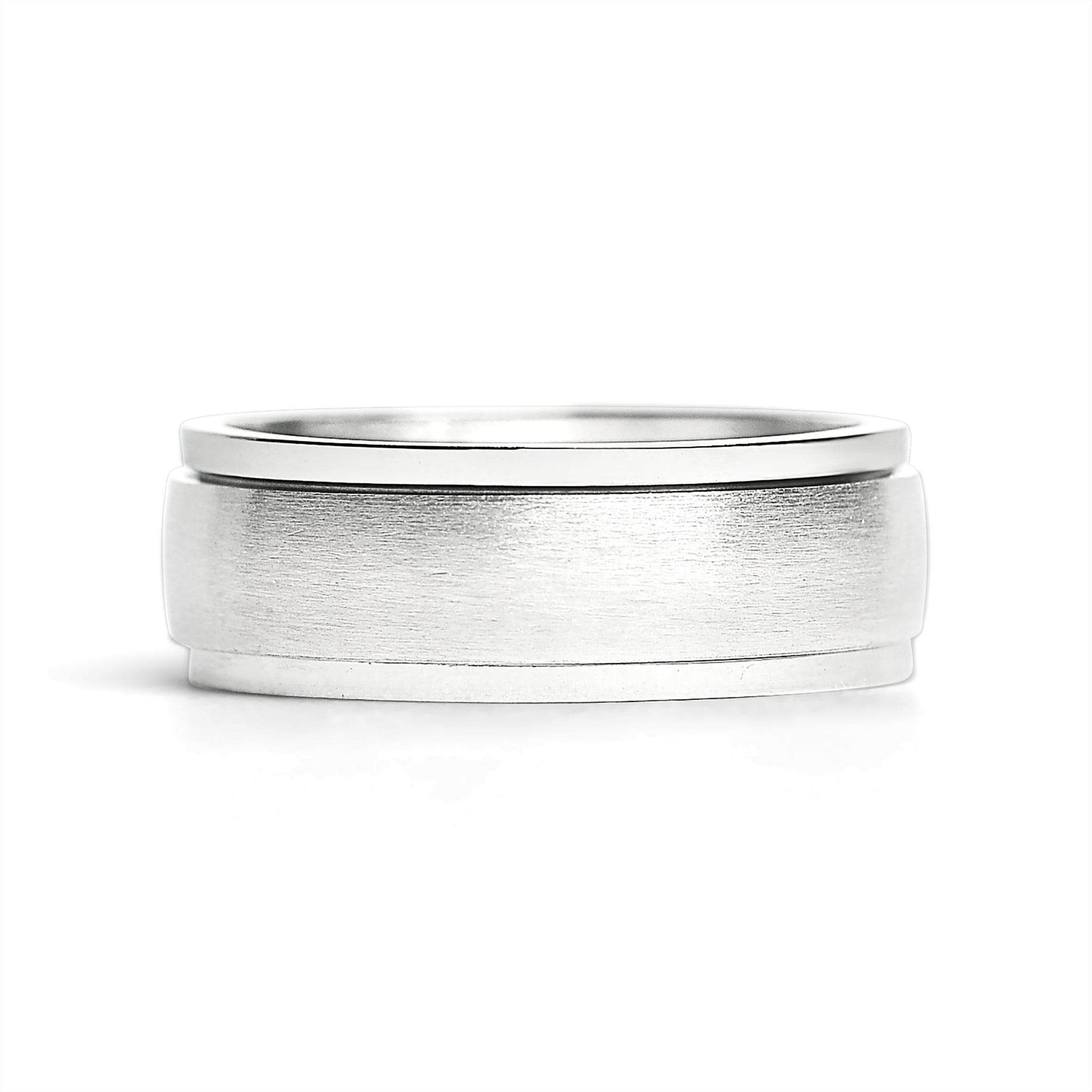 Stainless Steel Brushed Spinner Center Ring