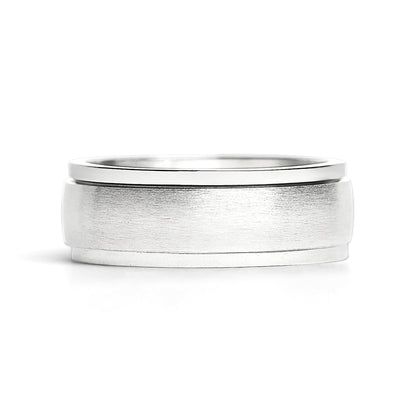 Stainless Steel Brushed Spinner Center Ring