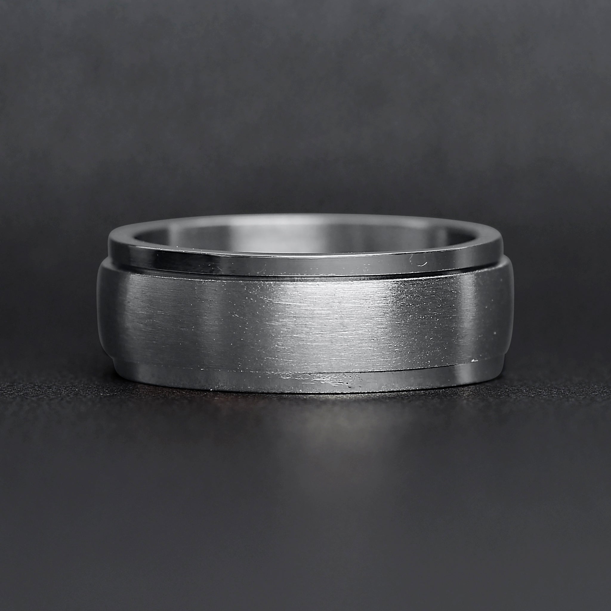 Stainless Steel Brushed Spinner Center Ring