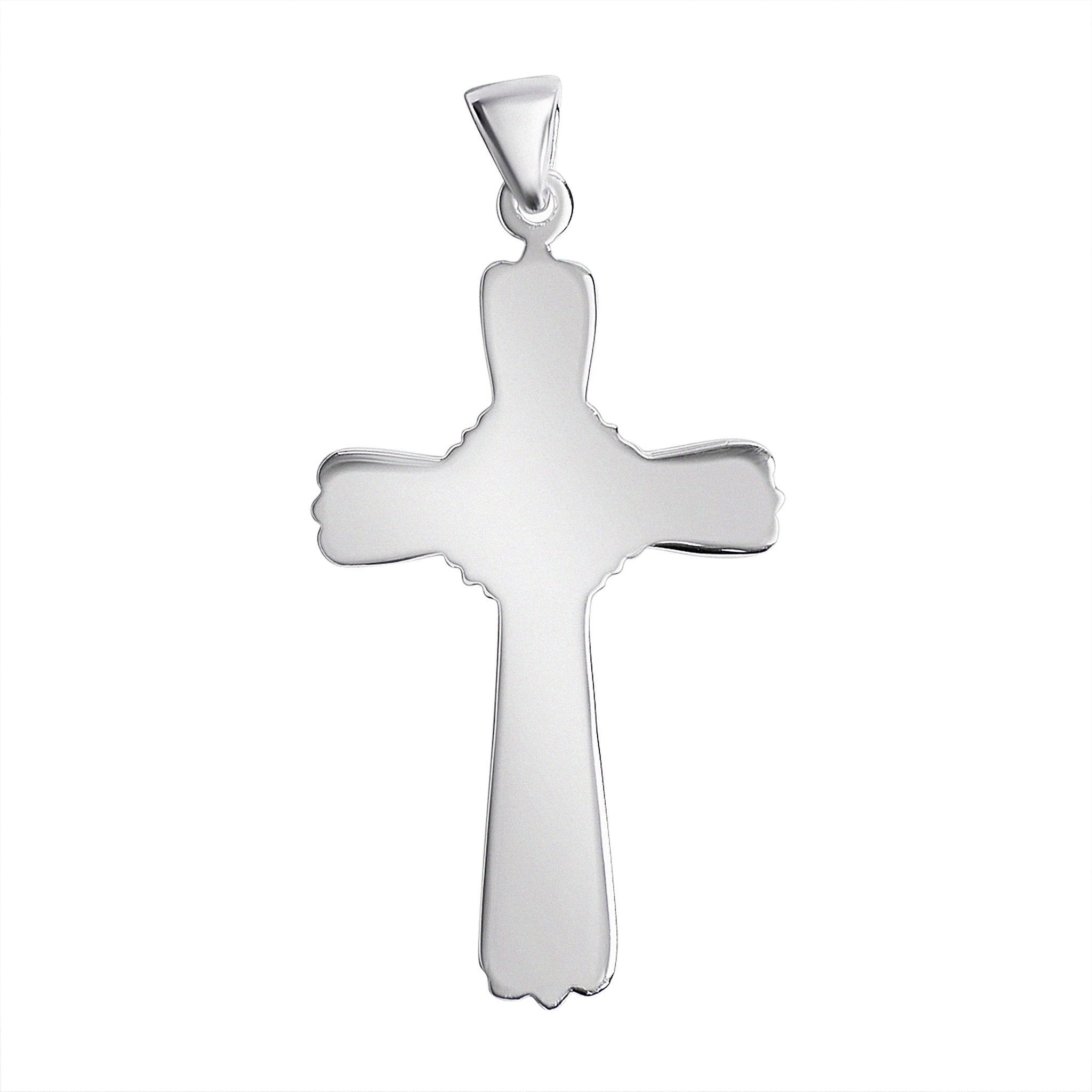 Sterling Silver Filigree Cross Pendant