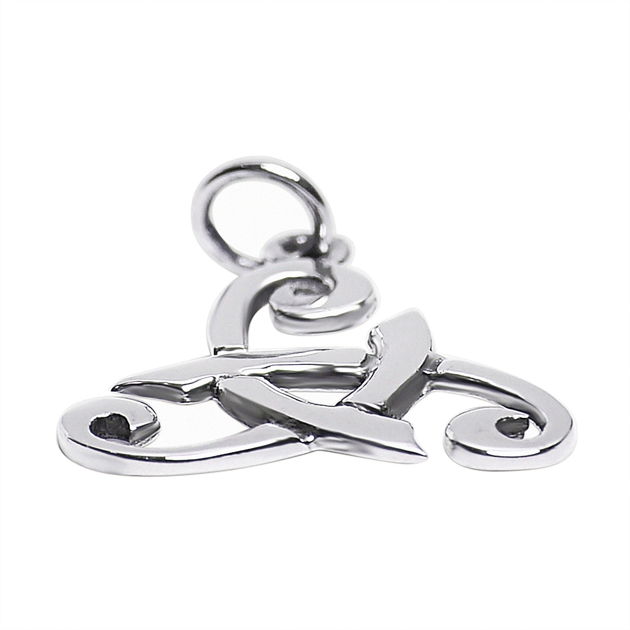 Sterling Silver Viking Odin's Horn Celtic Pendant