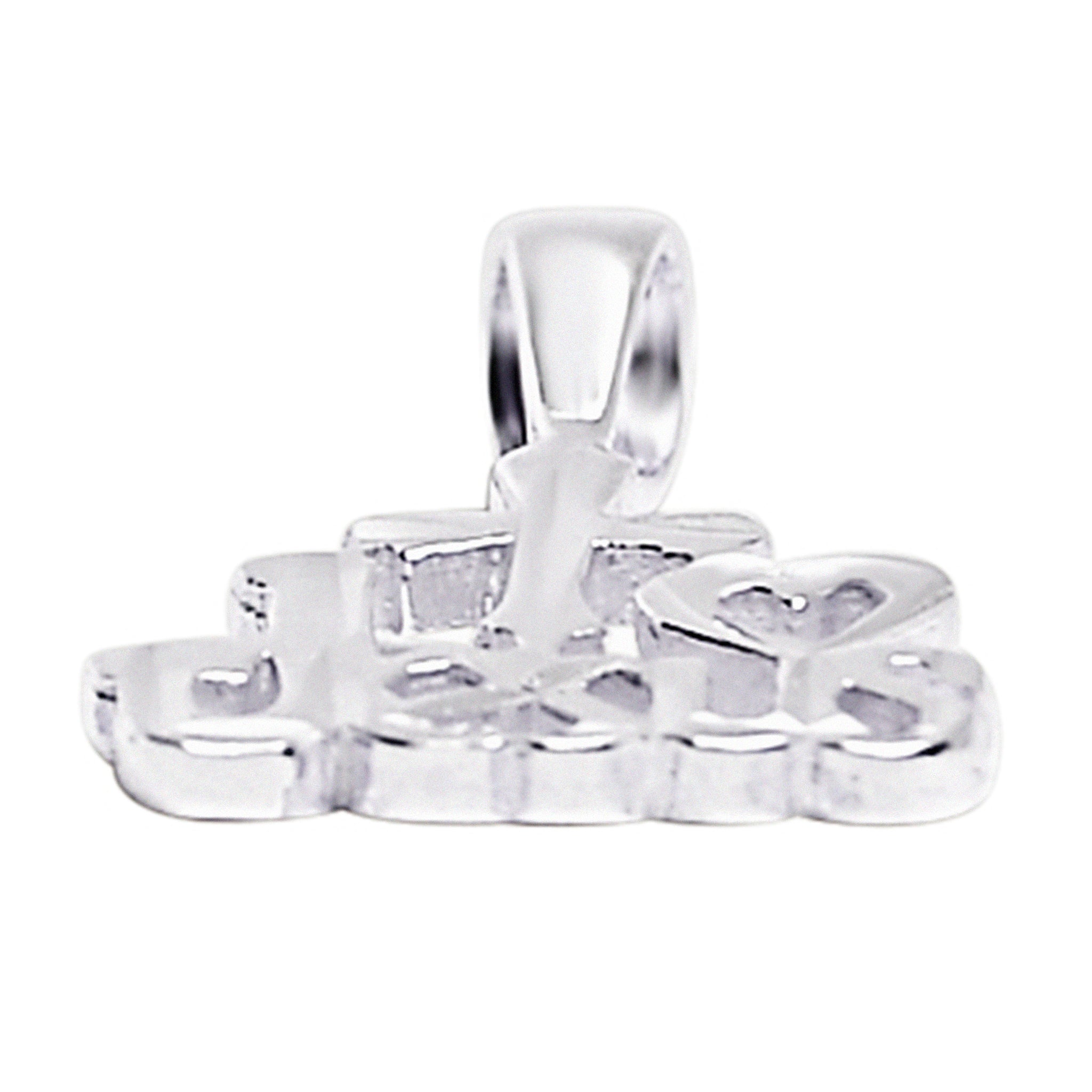 Sterling Silver "I Heart Jesus" Pendant