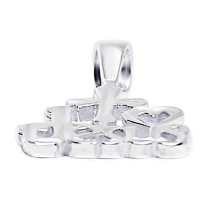 Sterling Silver "I Heart Jesus" Pendant