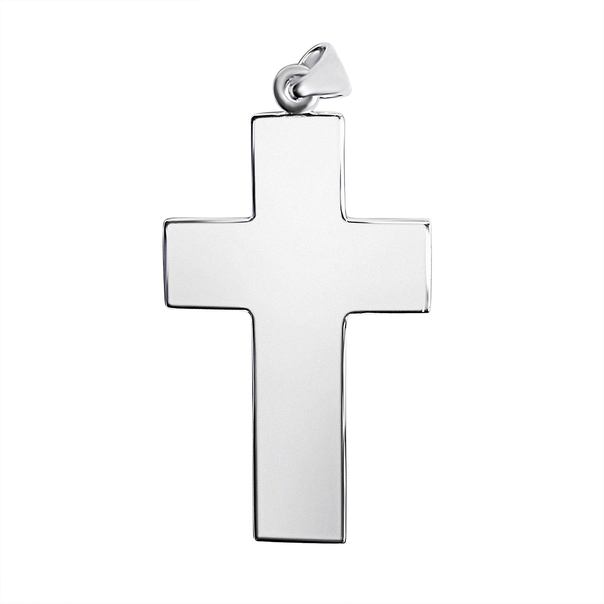 Sterling Silver Filigree Crucifix Cross Pendant