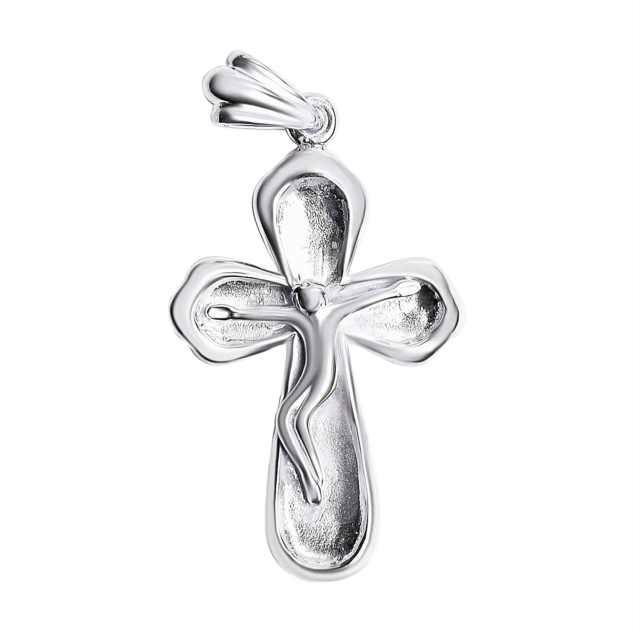 Sterling Silver Crucifix Cross Pendant