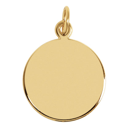 Sterling Silver 18K Gold PVD Coated "First Holy Communion" Pendant