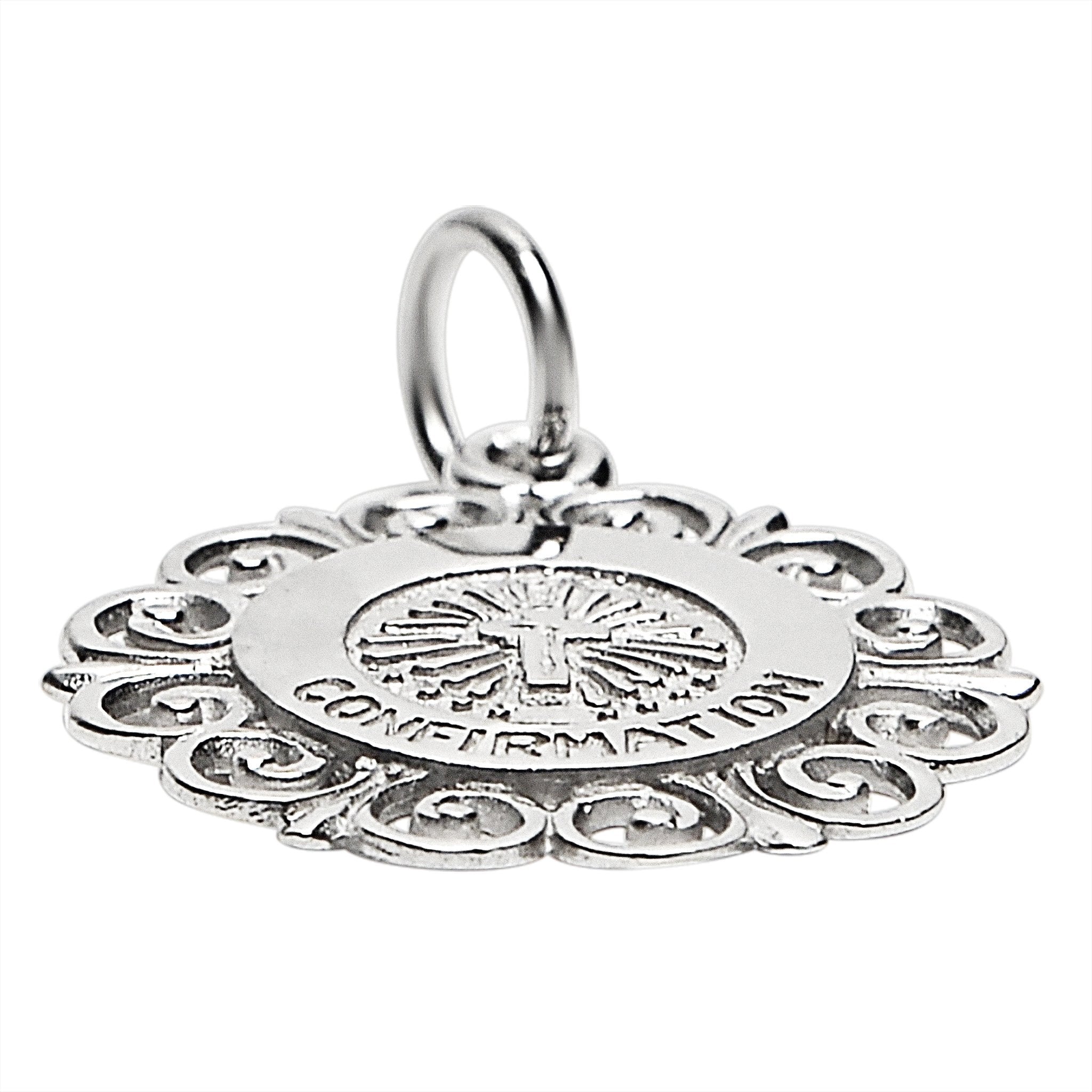 Sterling Silver "Confirmation" Cross Pendant