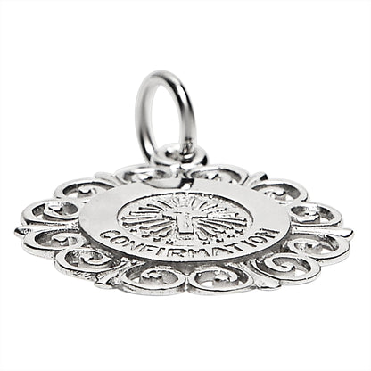 Sterling Silver "Confirmation" Cross Pendant