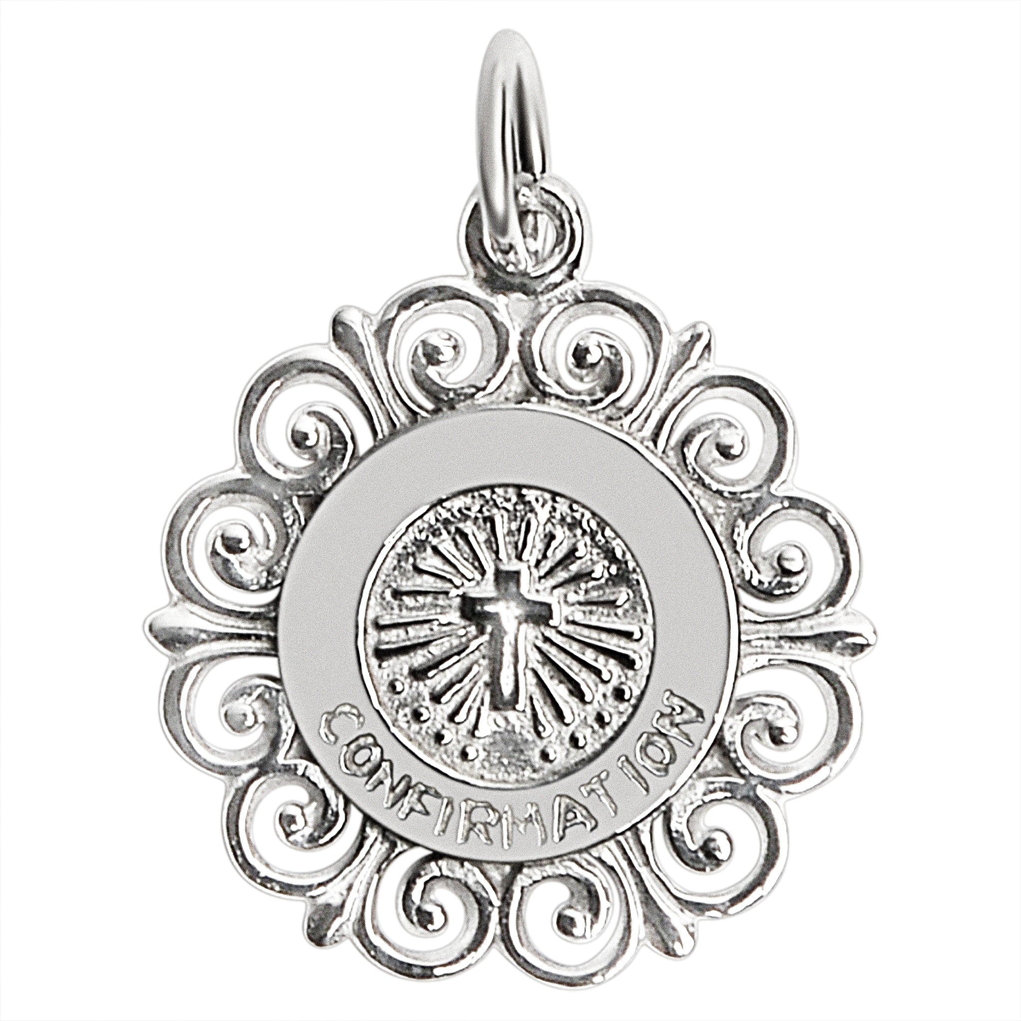 Sterling Silver "Confirmation" Cross Pendant