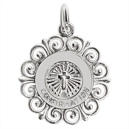 Sterling Silver "Confirmation" Cross Pendant