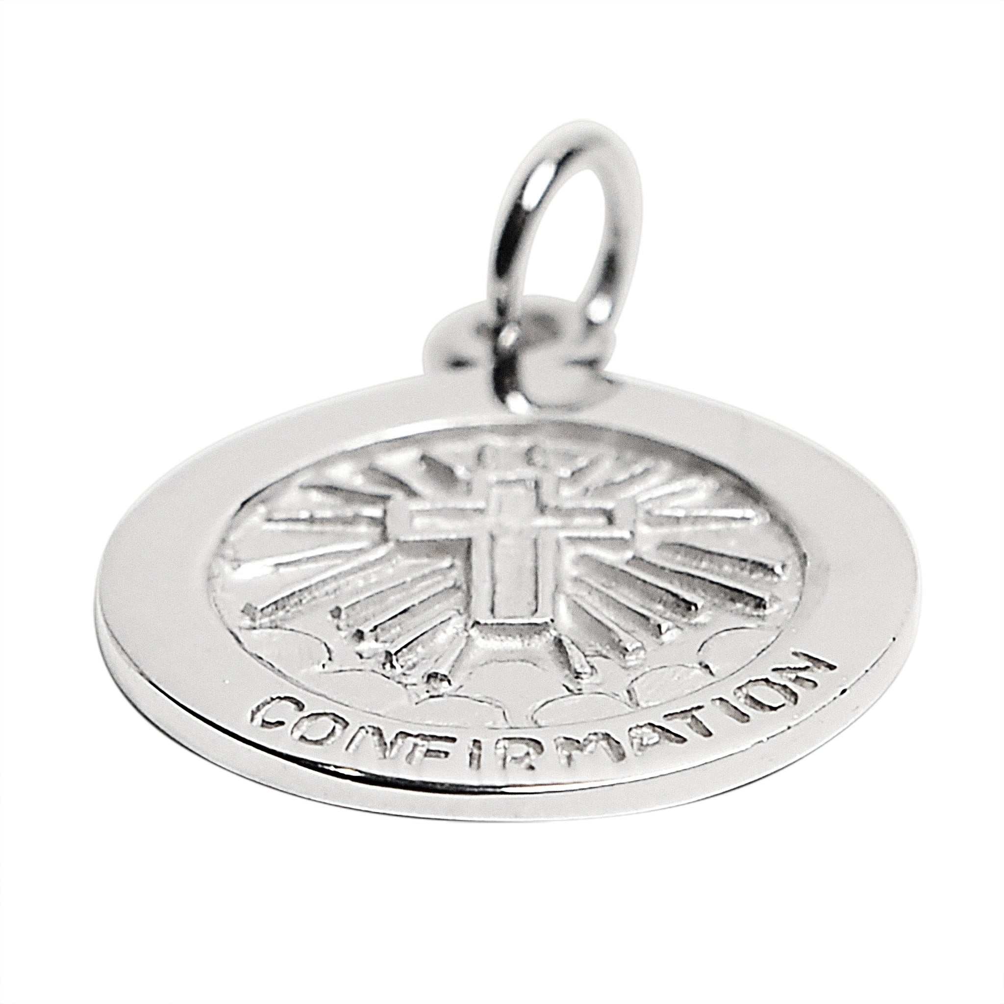 Sterling Silver "Confirmation" Cross Pendant