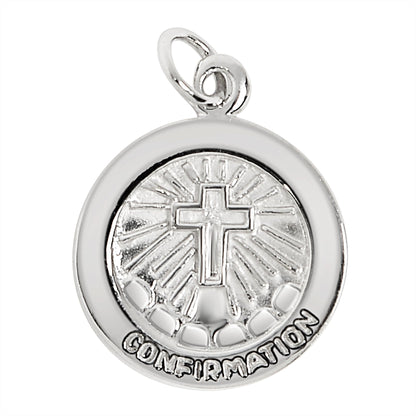 Sterling Silver "Confirmation" Cross Pendant