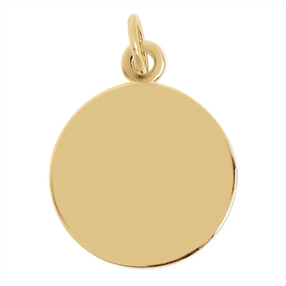 Sterling Silver 18K Gold PVD Coated "Confirmation" Cross Pendant