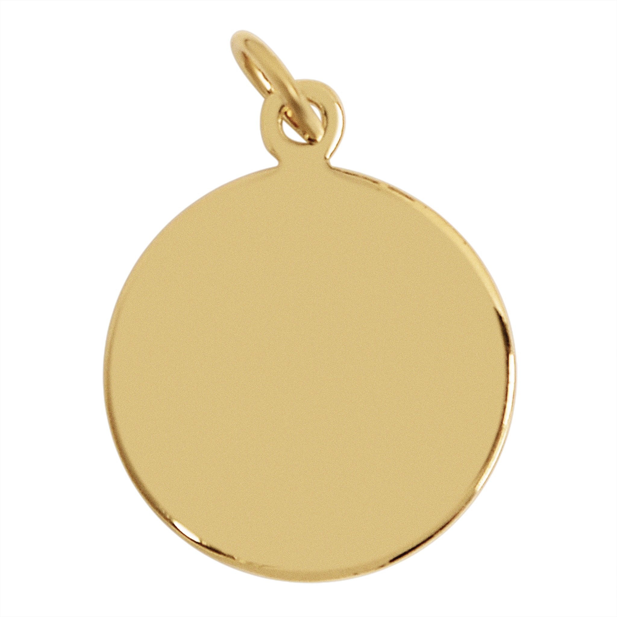 Sterling Silver 18K Gold PVD Coated "Holy Communion" Pendant