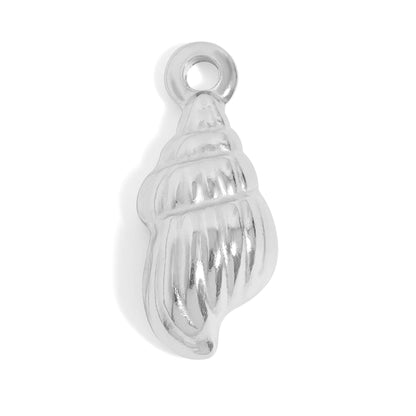 18K Gold PVD Stainless Steel Seashell Charm