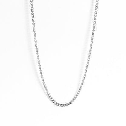 10 Pack - 4mm 24" Stainless Steel Diamond Cut Curb Chain Necklace
