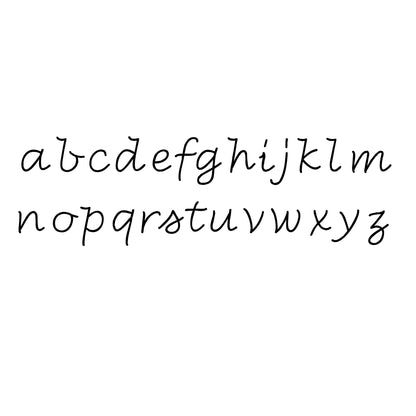 Lowercase Alphabet Stamp Set