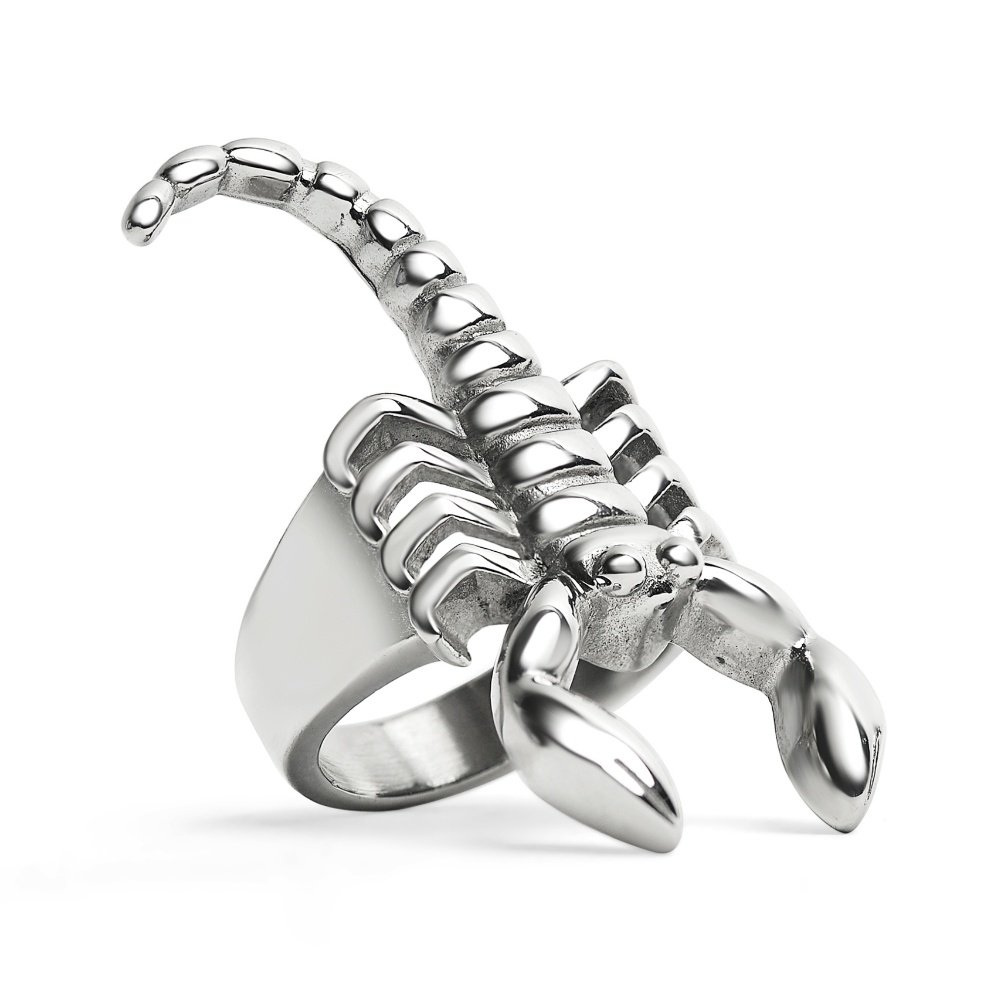 Stainless Steel PVD Coated Scorpion Men's Ring