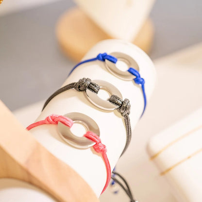 Stainless Steel Engravable Washer Friendship Bracelet