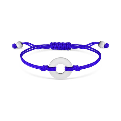 Stainless Steel Engravable Washer Friendship Bracelet