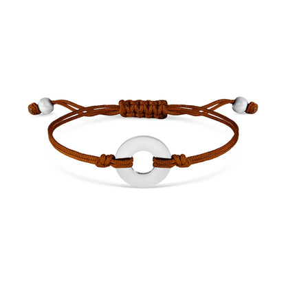 Stainless Steel Engravable Washer Friendship Bracelet