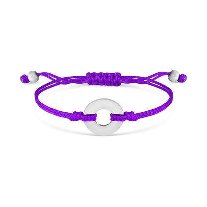 Stainless Steel Engravable Washer Friendship Bracelet