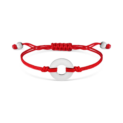 Stainless Steel Engravable Washer Friendship Bracelet