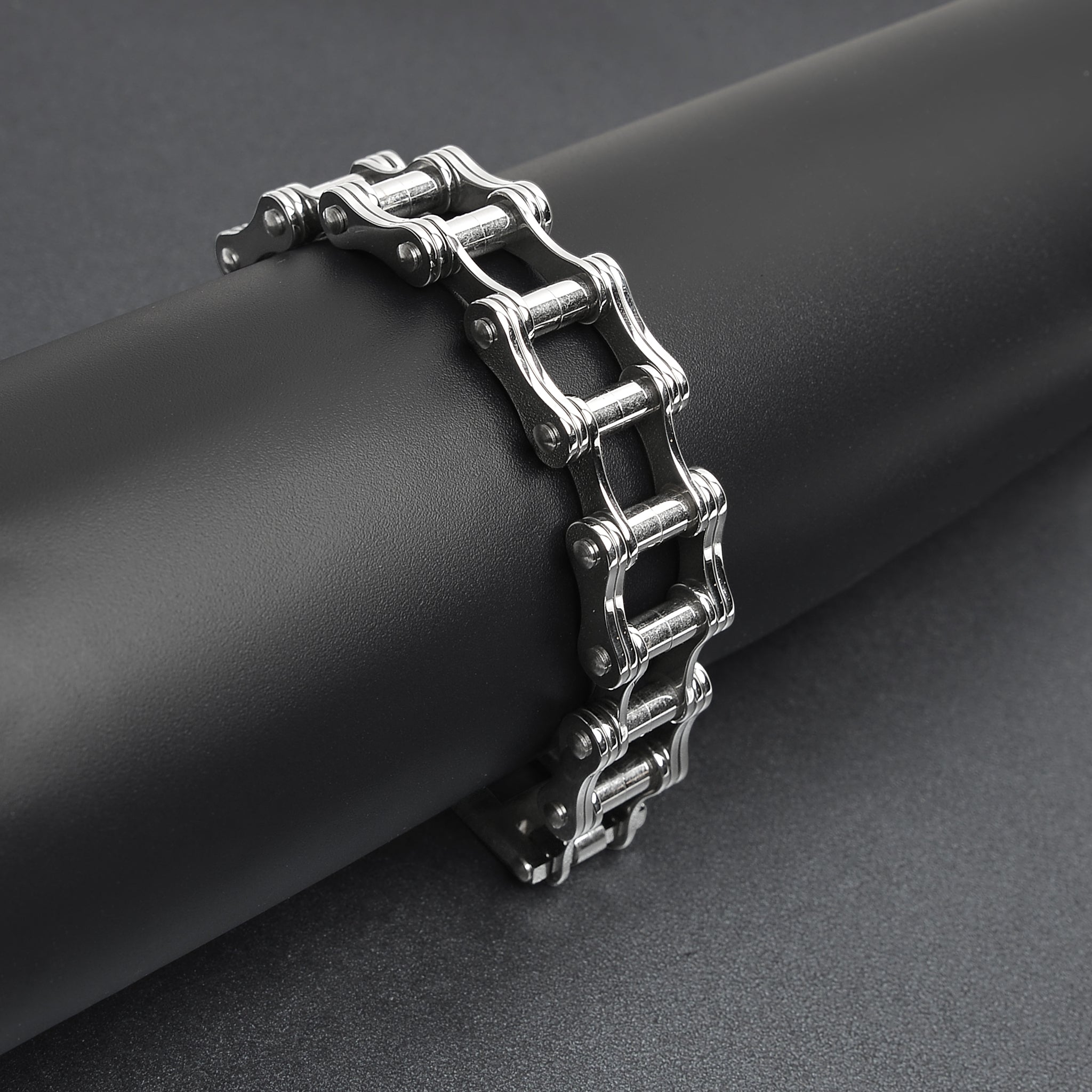 Stainless Steel Bike Chain Bracelet