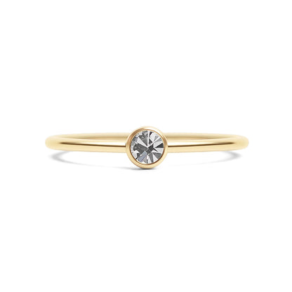 14K Gold Filled PLUS Birthstone Stacking Ring