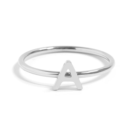 Stainless Steel Initial Stacking Rings A-M