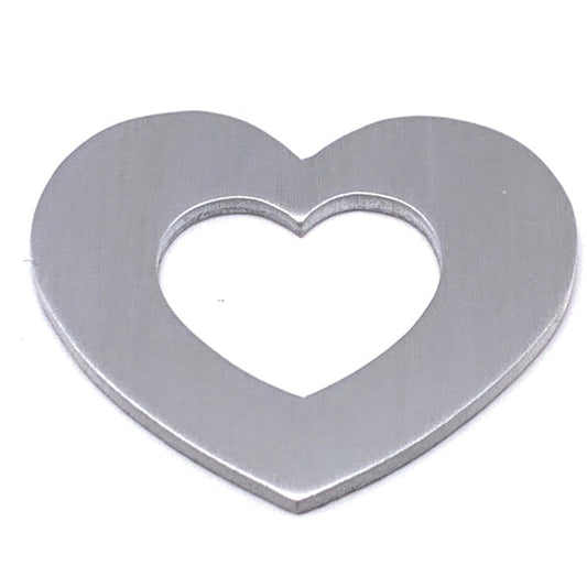 Blank Aluminum Cutout Heart