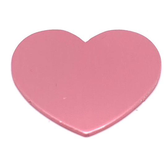 Blank Pink Aluminum Heart