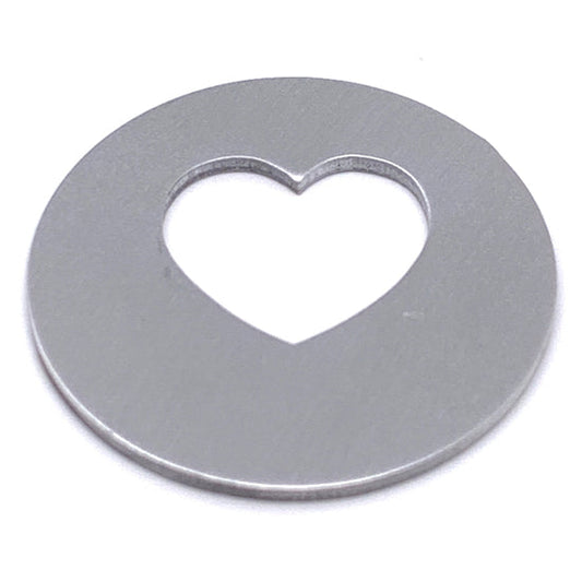 Blank Aluminum Cutout Heart