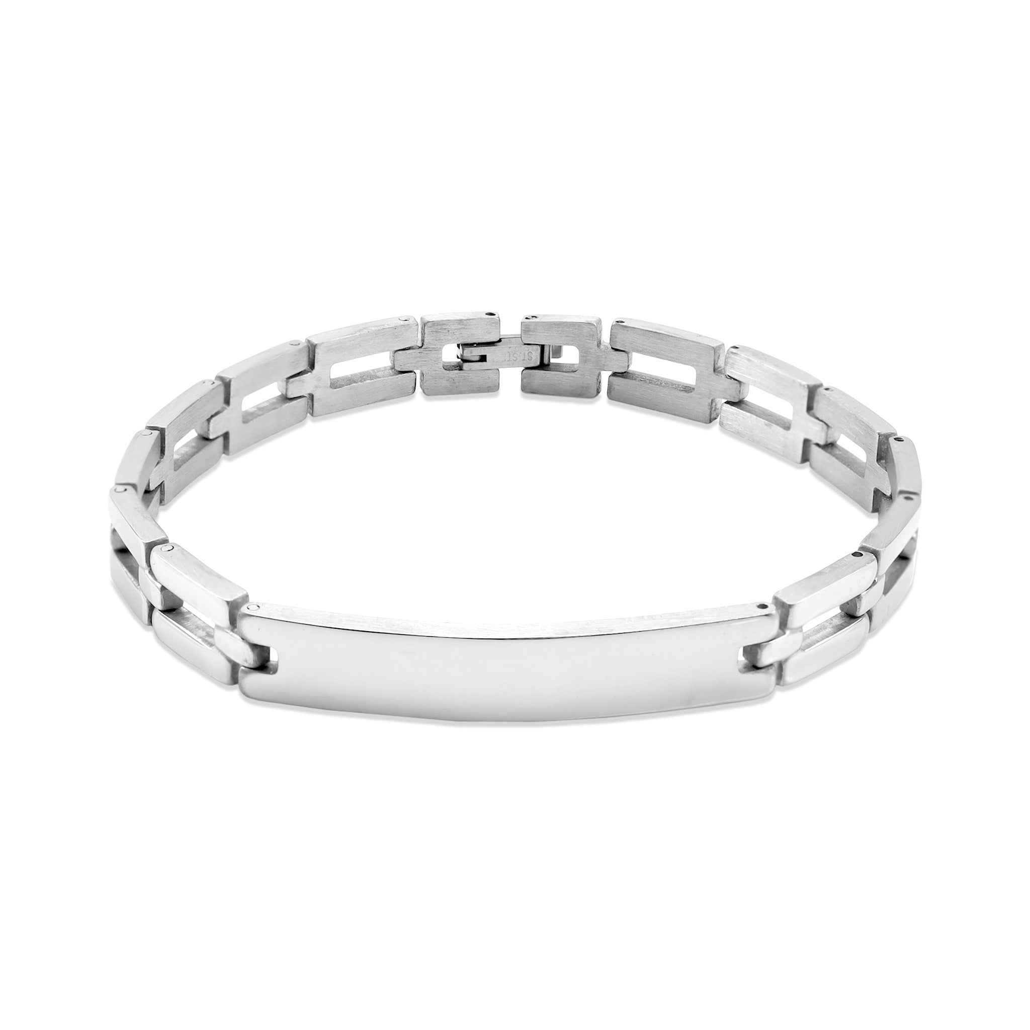 Engravable Stainless Steel Bracelet